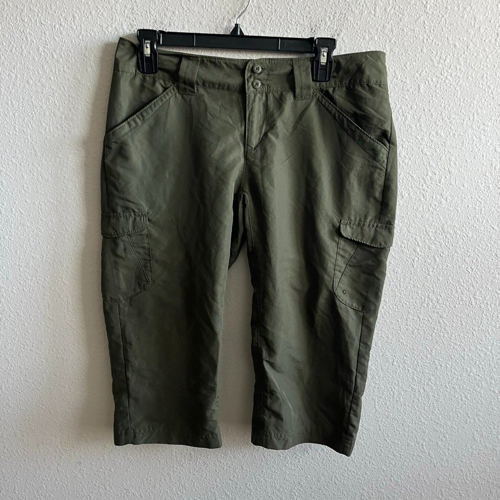 Columbia Women's Bit O Backside Green Capri Pants Size 6 Style AL8319 - Picture 2 of 11